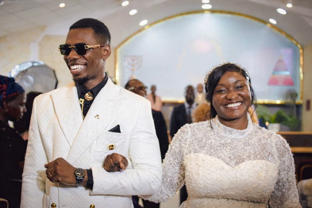 White Wedding Grand Entrance